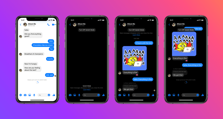 Facebook Vanish Mode. O optiune care duce la stergerea automata a mesajelor