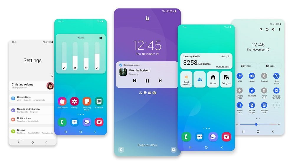 2. One UI 3 aesthetic