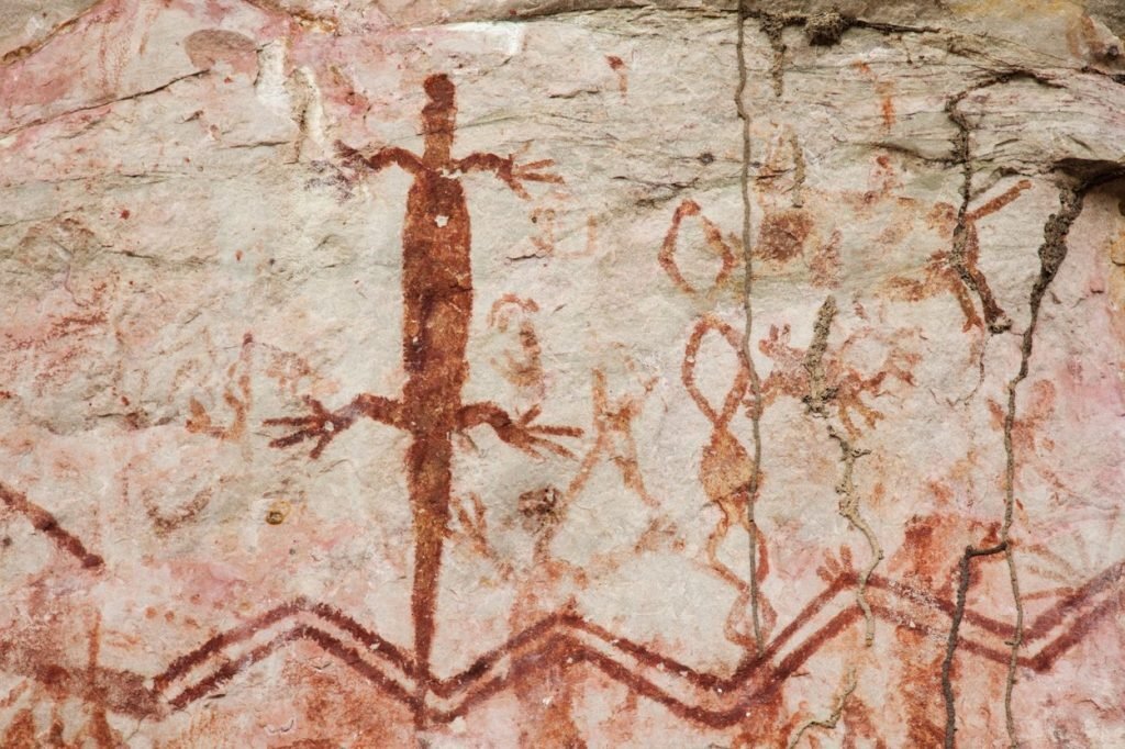 picturi rupestre O descoperire incredibilă. Mii de picturi rupestre, găsite în pădurea amazoniană