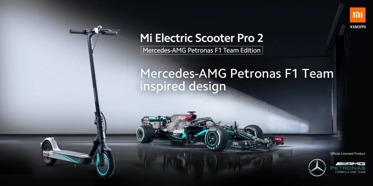 Xiaomi Mi Electric Scooter Pro 2 Mercedes-AMG Petronas F1 Team Edition Xiaomi Mi Electric Scooter Pro 2 Mercedes-AMG Petronas F1 Team Edition