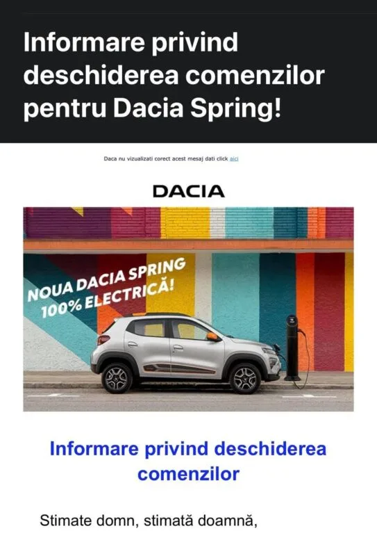 Dacia spring