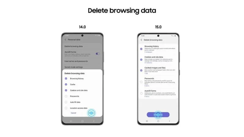 Samsung Internet 15.0 Beta
