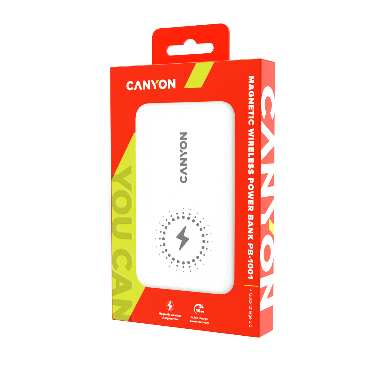 Canyon Power Bank PB-1001 — Imagine 2 Canyon Power Bank White