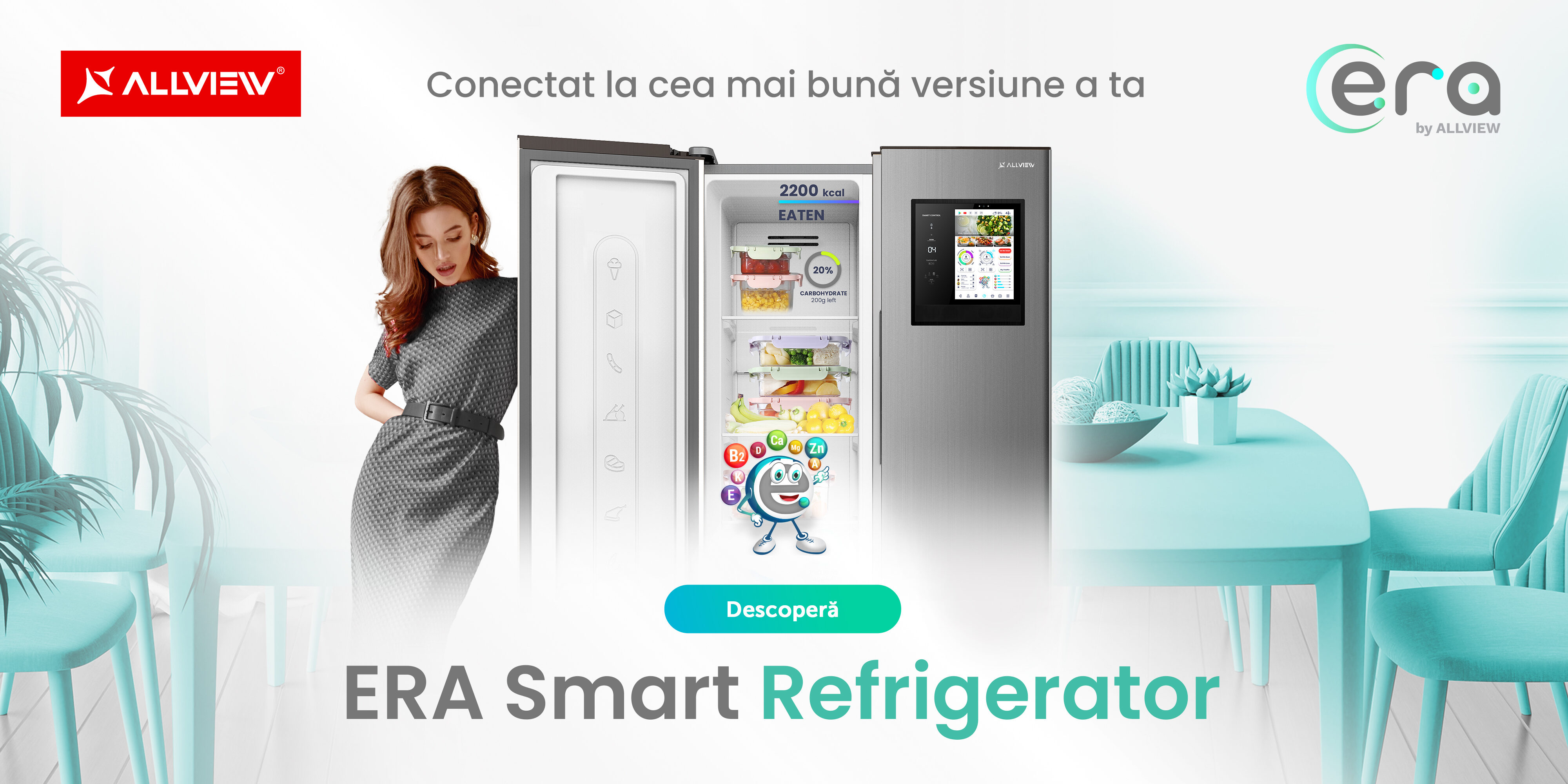 IFA Berlin 2022: Allview prezintă noul frigider ERA Smart Refrigerator