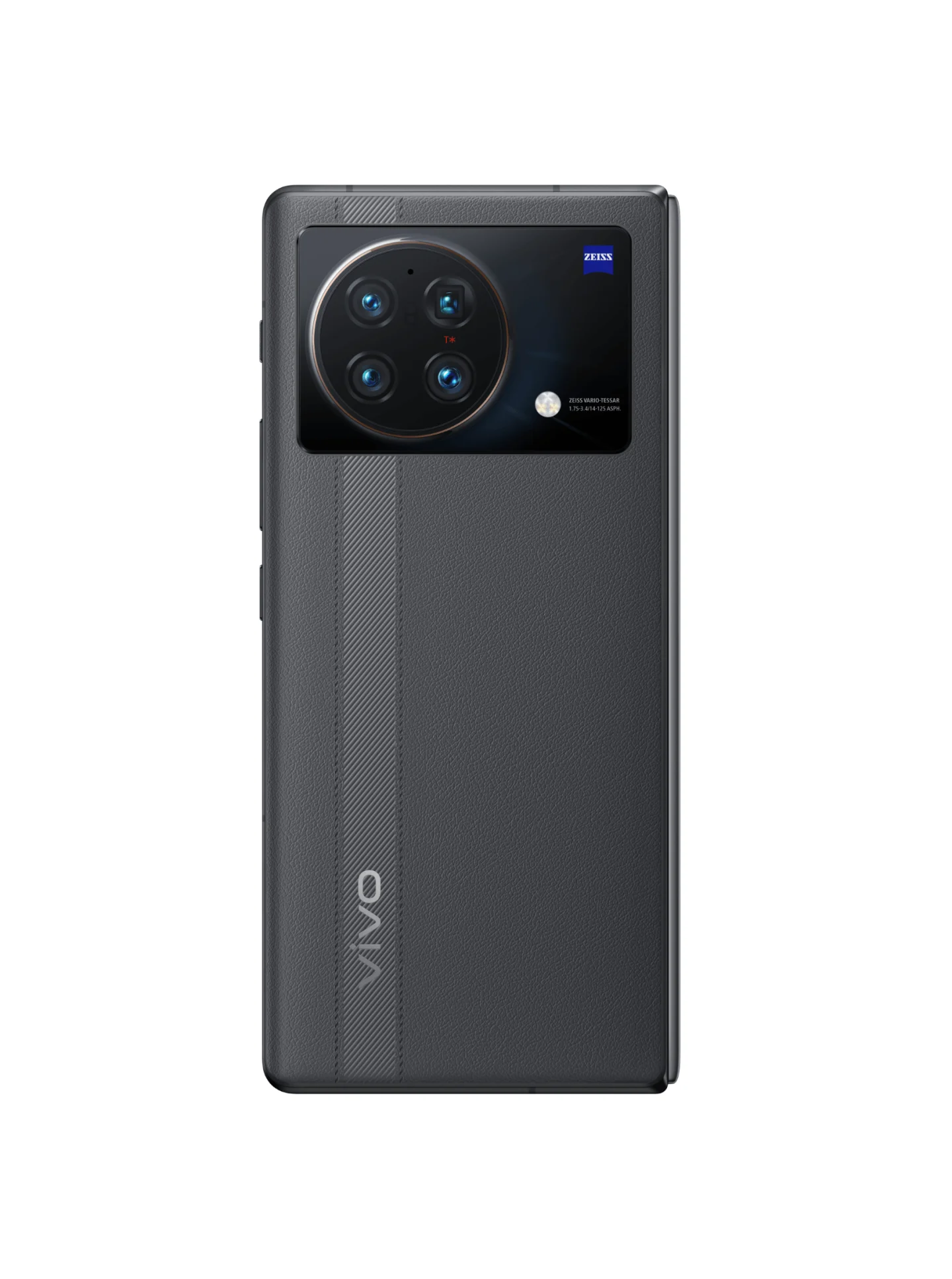 Vivo X Fold Black Back Folded