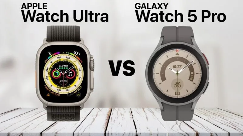 Apple Watch Ultra  vs. Galaxy Watch 5 Pro