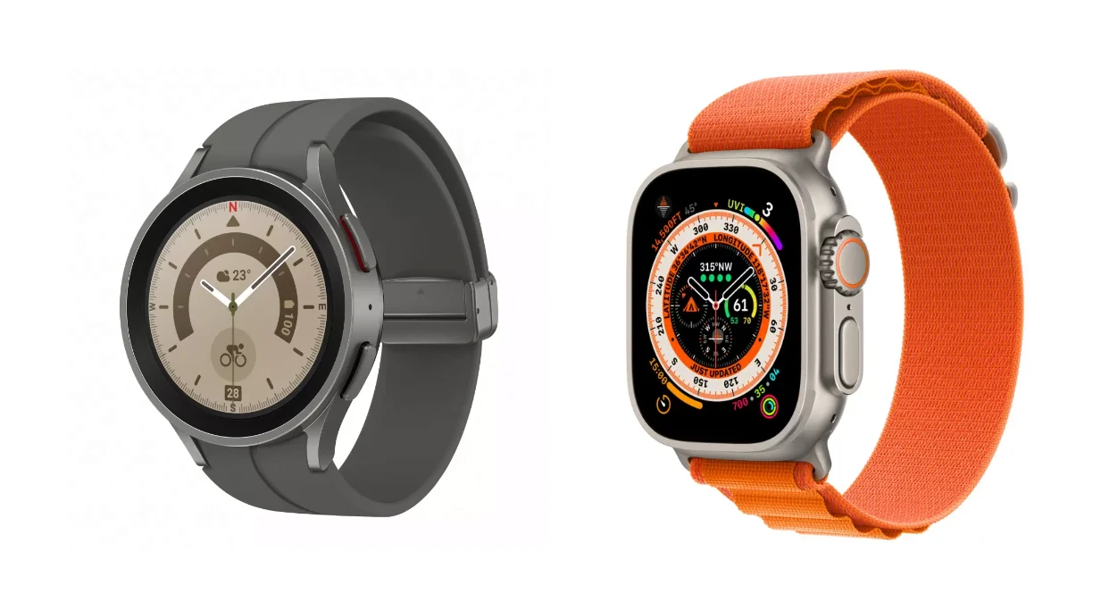 Apple Watch Ultra  vs. Galaxy Watch 5 Pro — Imagine 2