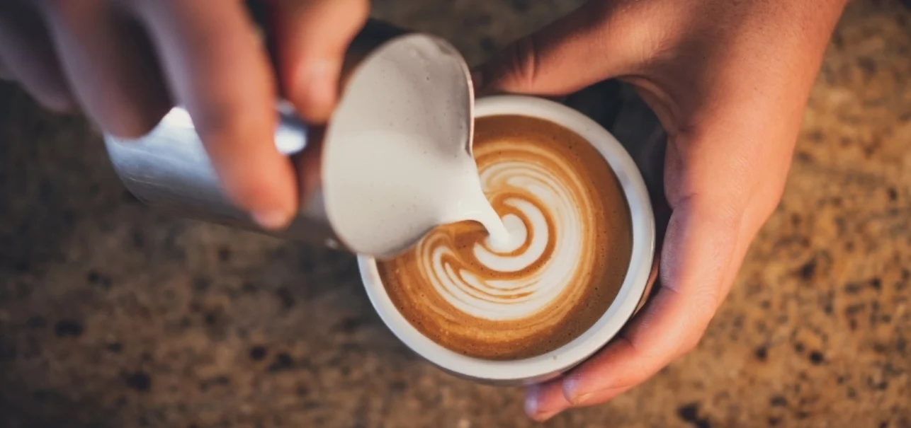 cafea cu lapte