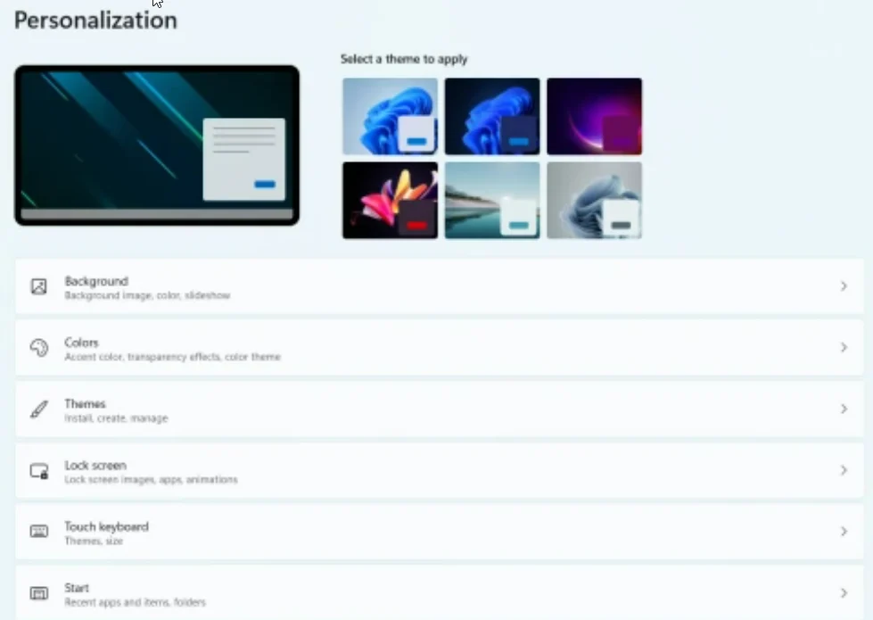 setări Windows 11 — Imagine 6