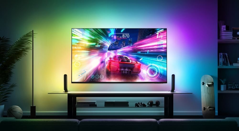 Samsung QLED Q80C — Imagine 3 QLED Q80C Hue Sync