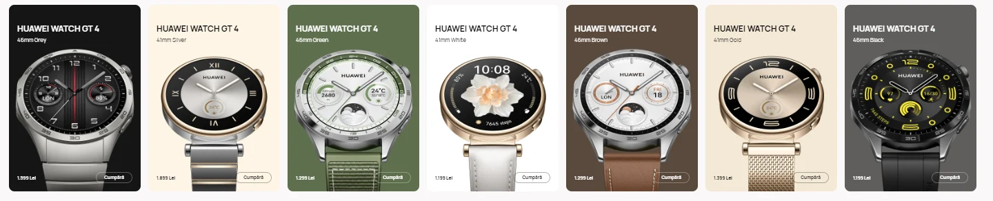 HUAWEI prezintă un nou ceas inteligent, WATCH GT 4
