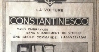 La Voiture Constantinesco — Imagine 2 Povestea „La Voiture Constantinesco”. Mașina cu cutie automată inventată în 1926 de un român