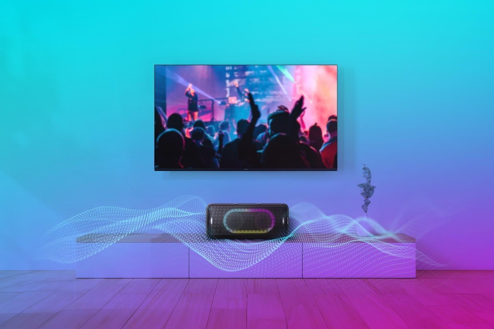 Panasonic lansează noua boxă TMAX45. 1000W și efecte luminoase