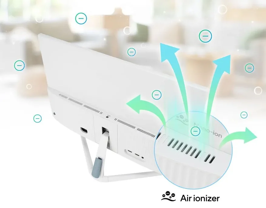 Asus VU Air Ionizer. Monitoarele care curăță aerul din birou