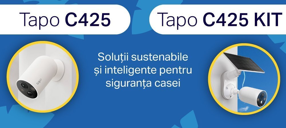 Camere de supraveghere Tapo cu acumulatori si panou solar