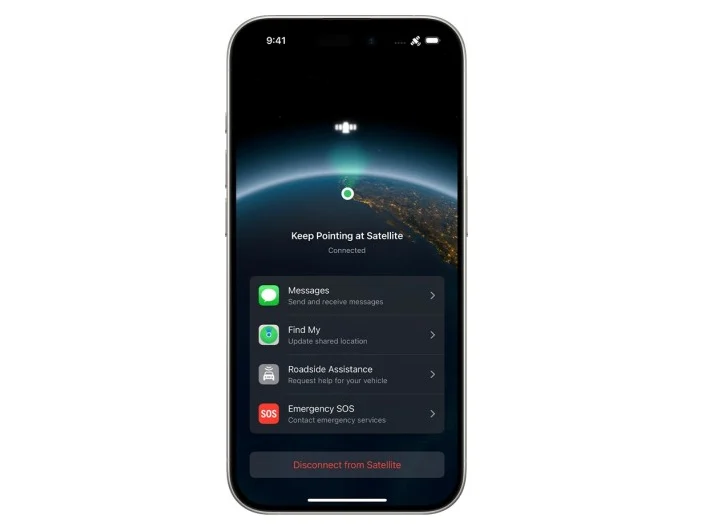 iphone satelit
