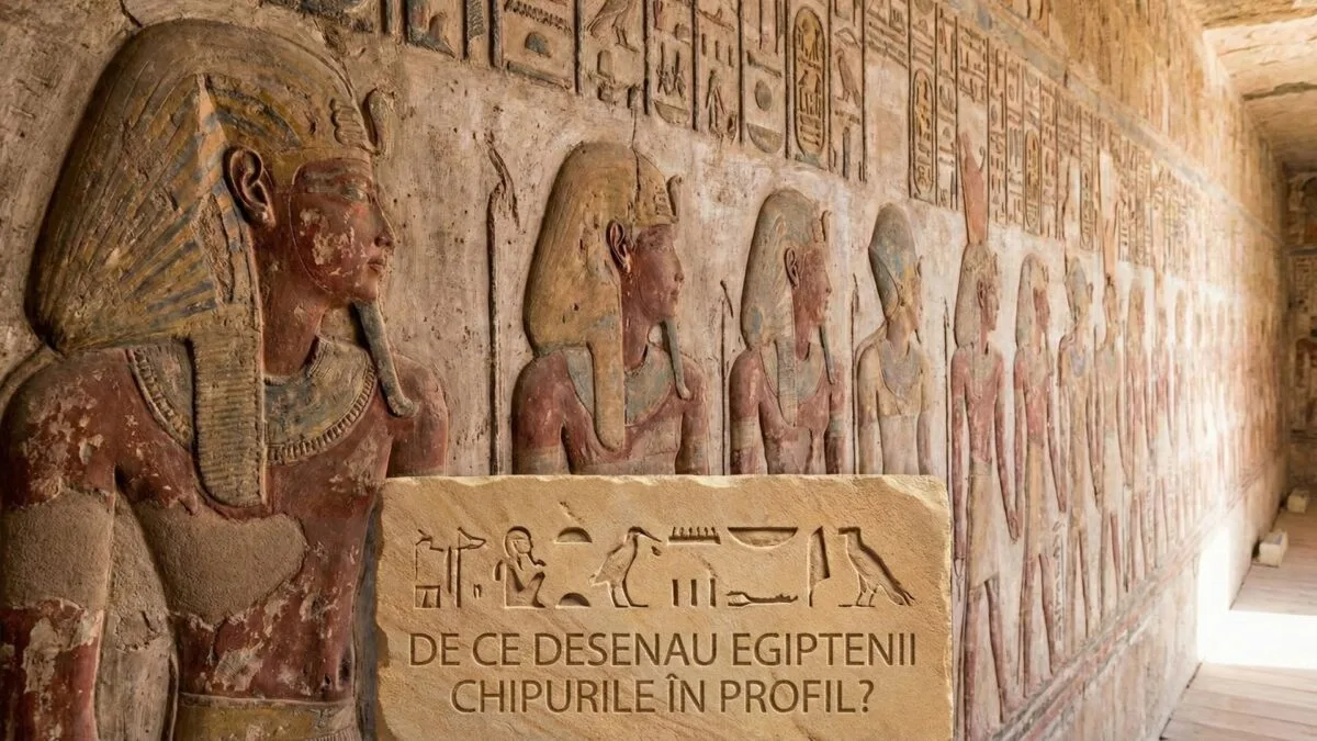 chipurile în profil Chipurile din profil, o caracteristica a artei egiptene