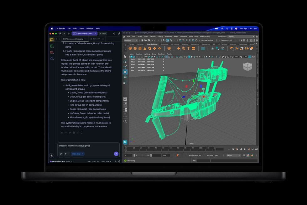 Apple MacBook Pro M5 Pro and M5 Max LM Studio and Autodesk Maya big.jpg.large