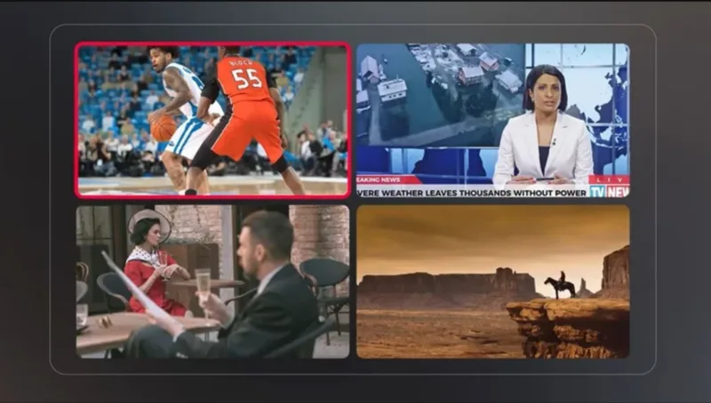 YouTube TV multiview