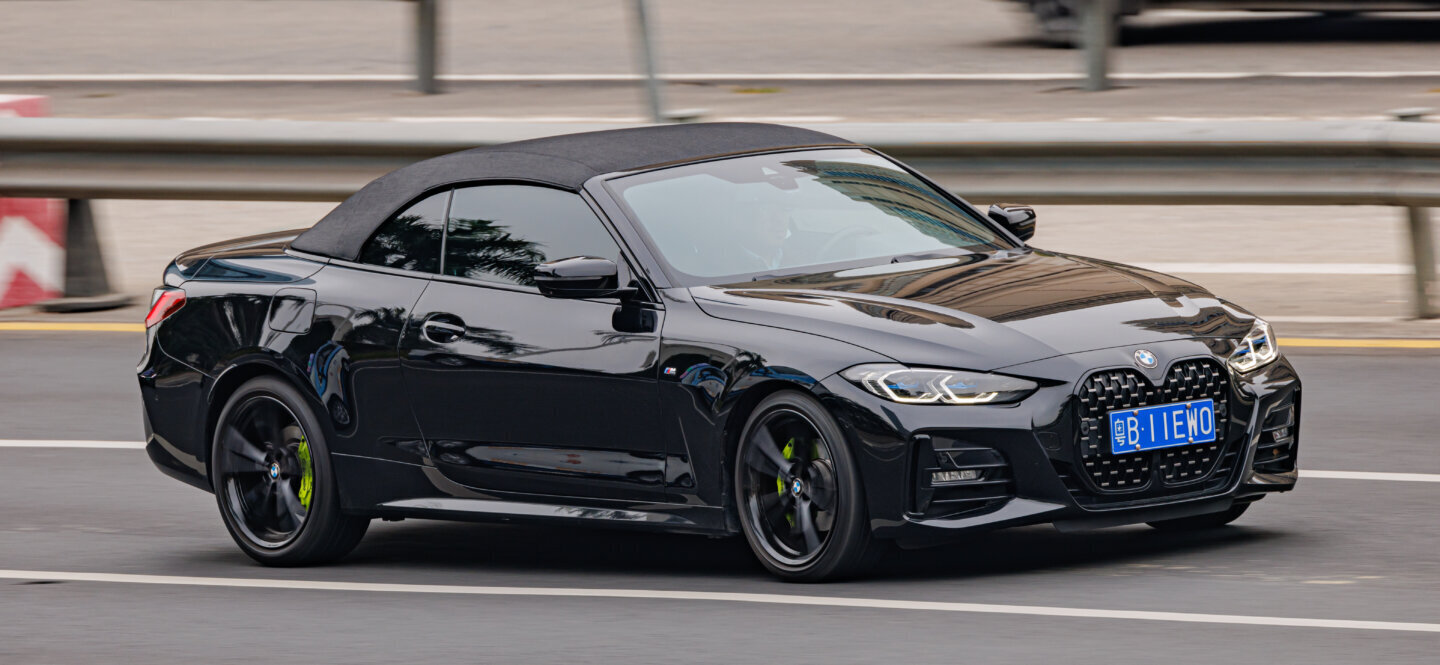BMW i4 Convertible BMW Seria 4 Convertible G23 cu plafon textil, în varianta actuală