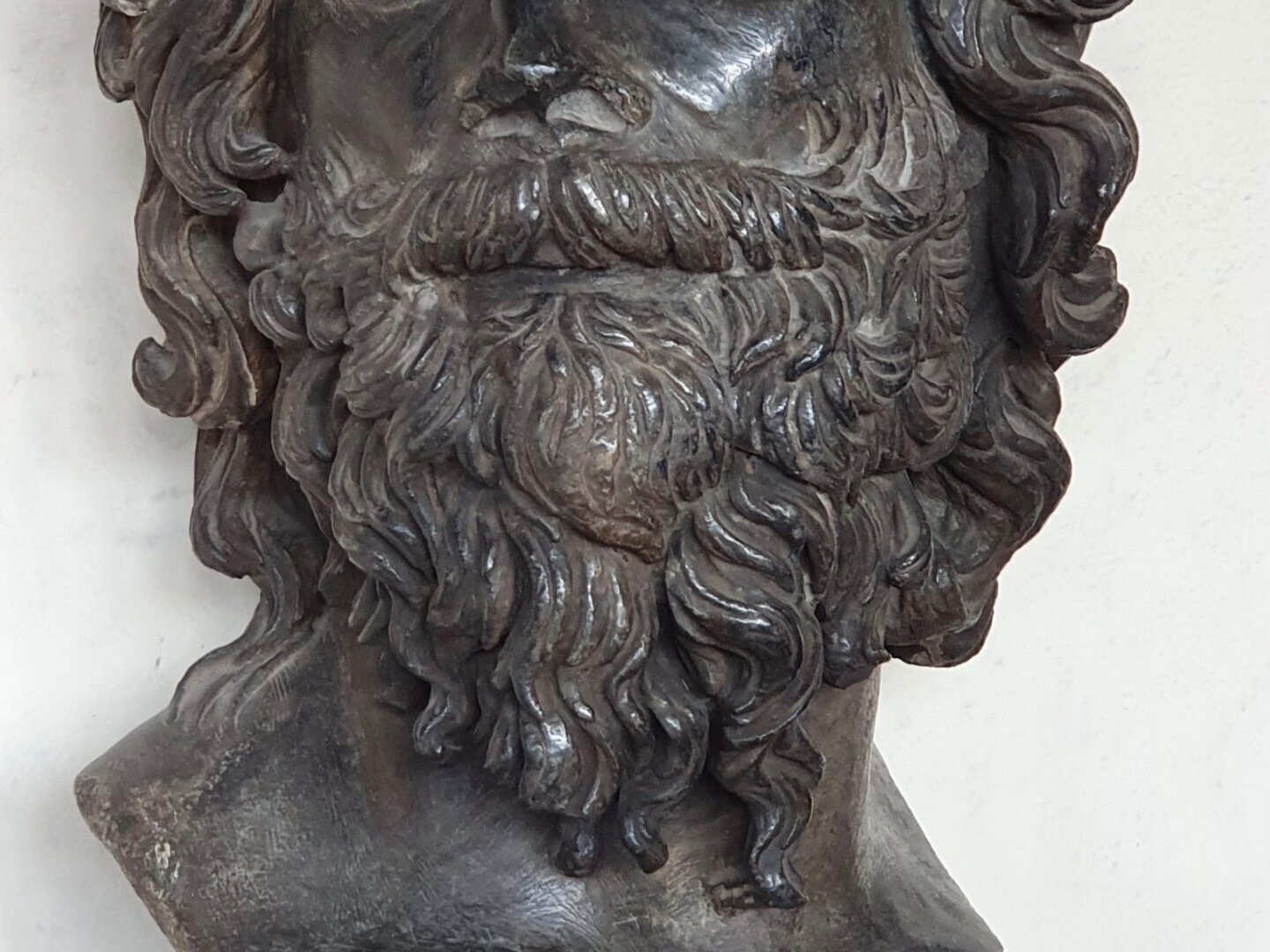 Bust din marmură, presupus al poetului Homer, autorul epopeii The Odyssey