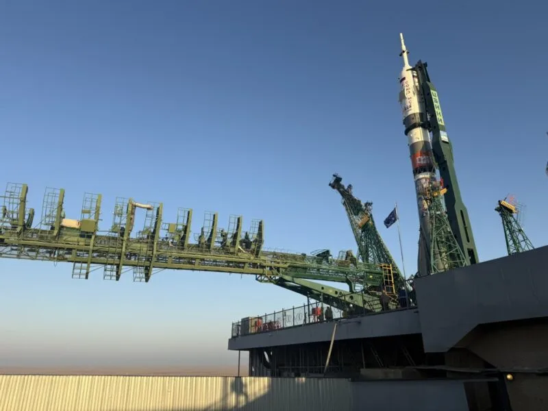 Racheta Soyuz MS-28 este pregătită pentru lansare pe cosmodromul Baikonur