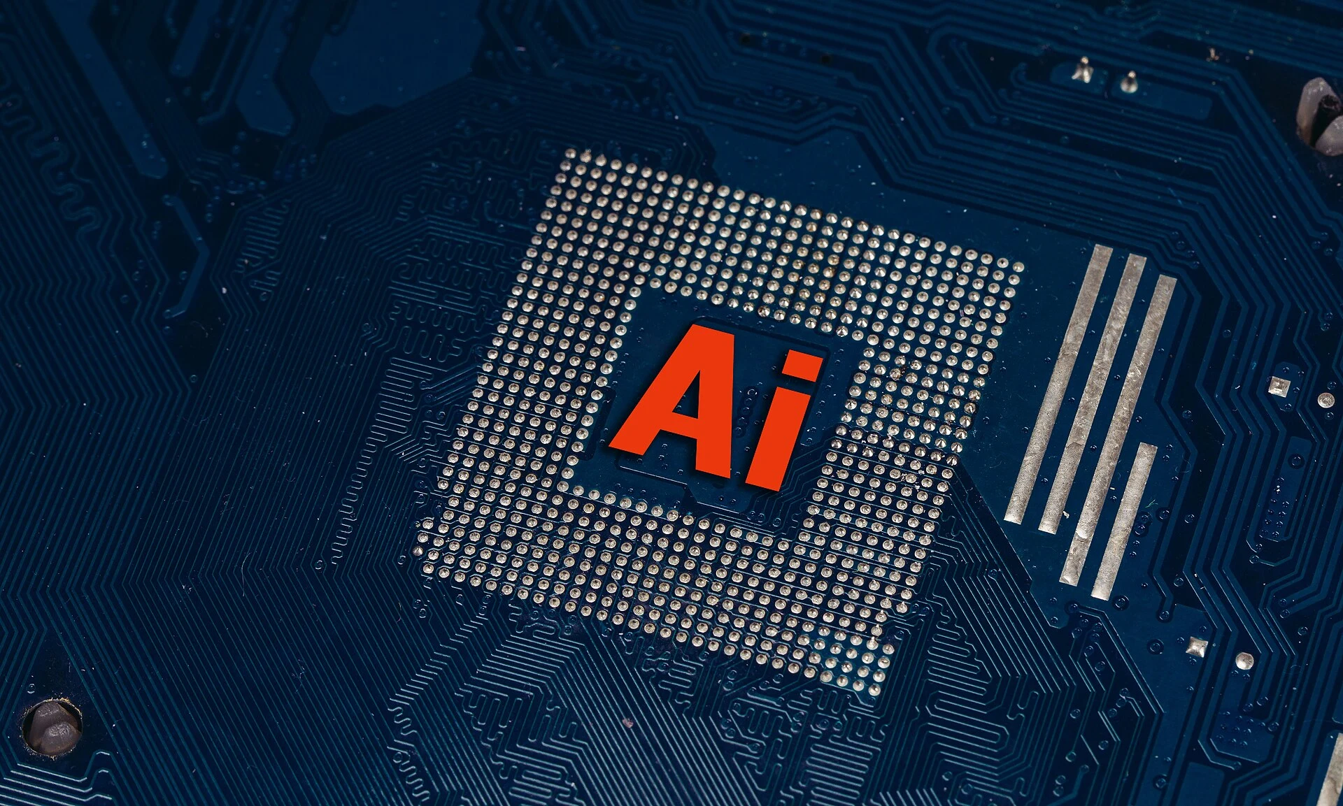 Imagine conceptuală despre inteligența artificială generativă și filigran AI pentru conținutul generat automat