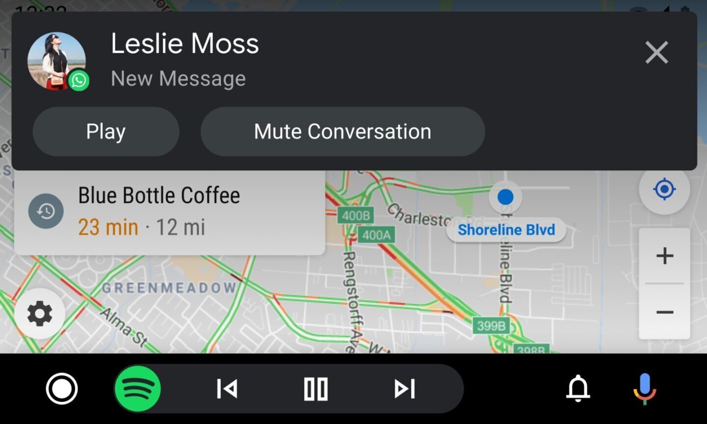 Interfața Android Auto cu navigație pe ecranul mașinii, alternative la Google Maps