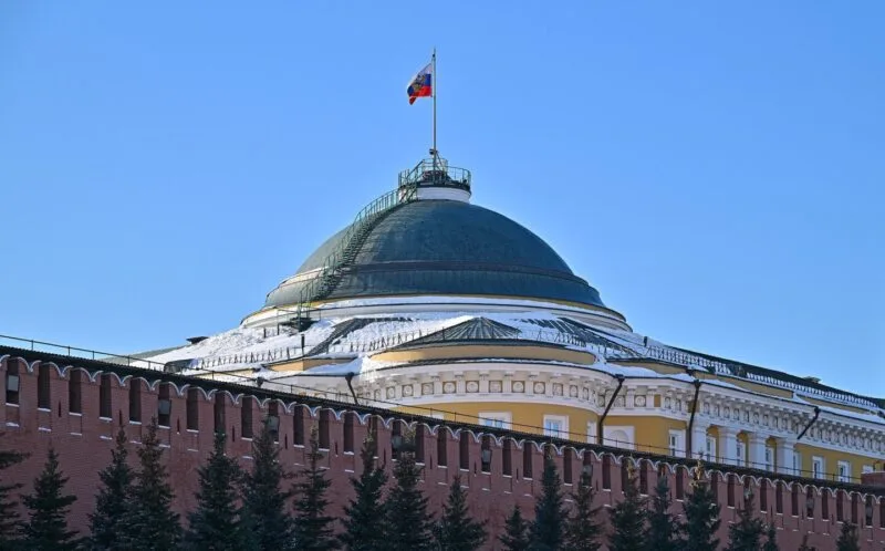 Palatul Senatului din Kremlinul de la Moscova, sediul administrației prezidențiale ruse