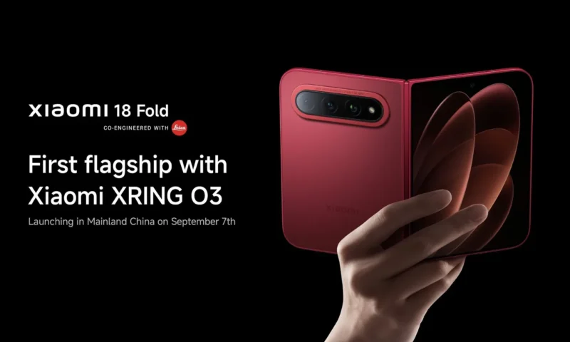 Xiaomi 18 Fold official poster