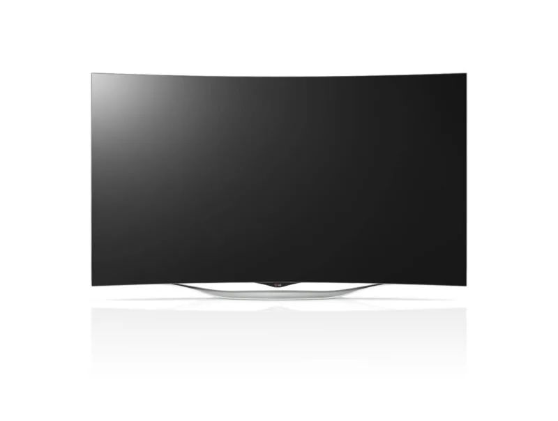 Televizor LG OLED cu ecran mare montat pe perete