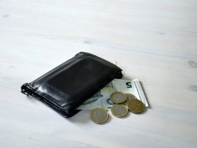 Portofel cu bani, imagine care ilustrează dificultățile financiare prelungite studiate de cercetătorii UCL