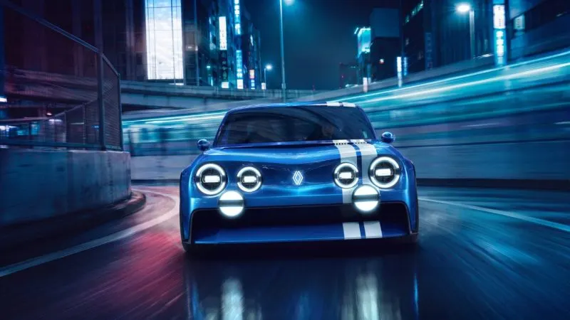 Renault 8 Gordini revine ca concept electric de 270 CP