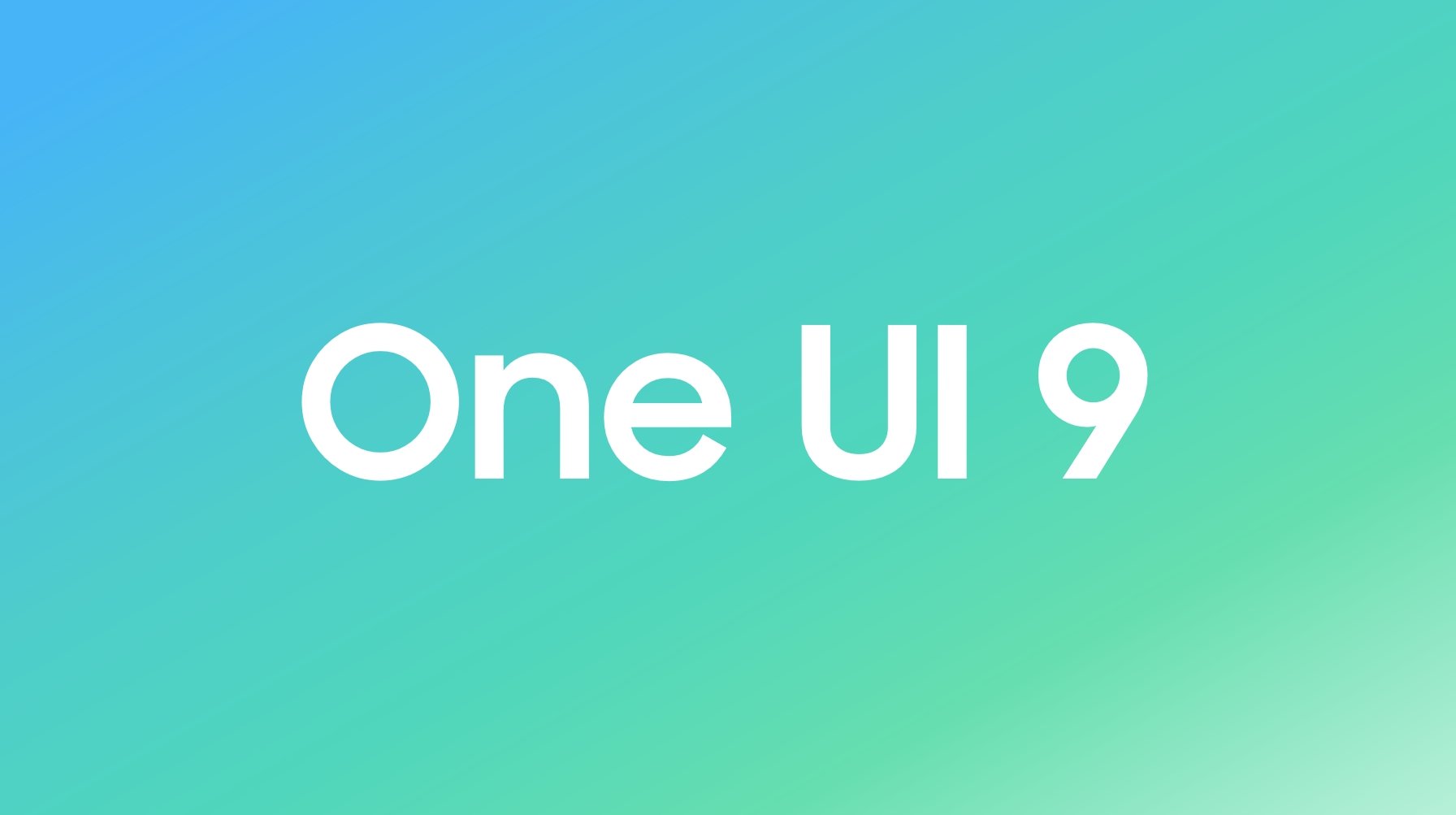 Sigla One UI 9, interfața Samsung bazată pe Android 17