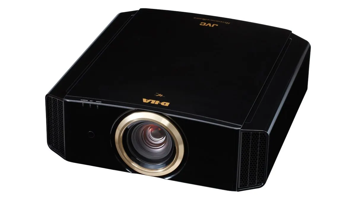 videoproiector de Black Friday Videoproiector negru pentru home cinema, cu obiectiv mare în față